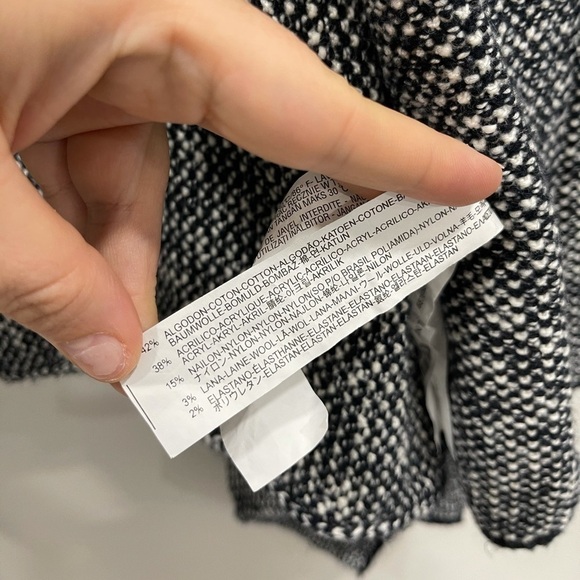 Zara Knit Waterfall Cardigan Sweater Open Front S - Picture 4 of 6